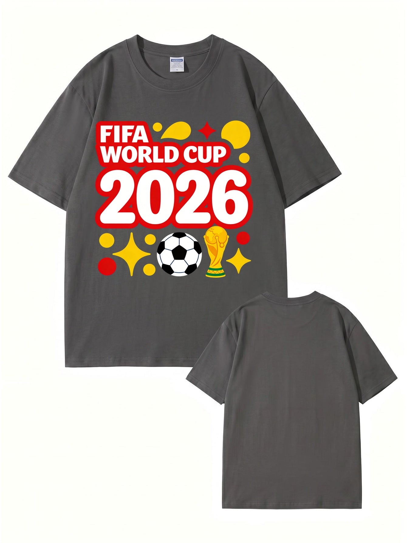 FIFA World Cup 2026 Graphic Print T-Shirt - Premium 200gsm Cotton Tee