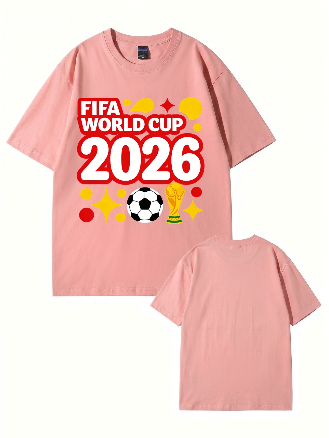 FIFA World Cup 2026 Graphic Print T-Shirt - Premium 200gsm Cotton Tee