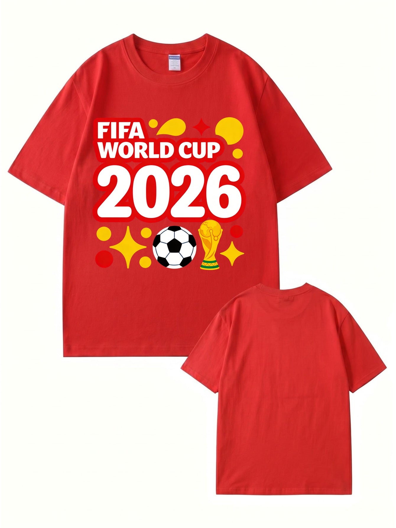 FIFA World Cup 2026 Graphic Print T-Shirt - Premium 200gsm Cotton Tee