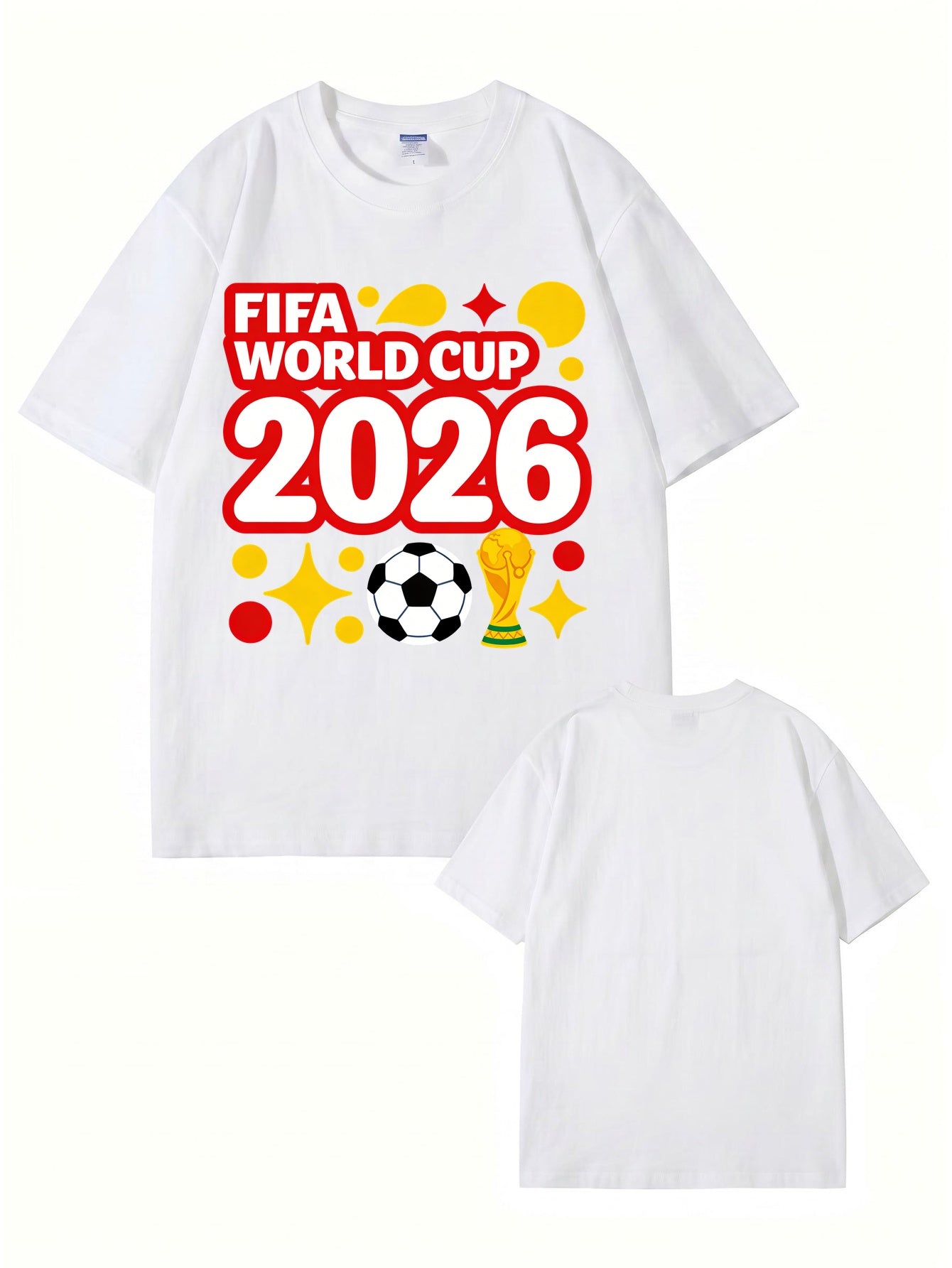 FIFA World Cup 2026 Graphic Print T-Shirt - Premium 200gsm Cotton Tee