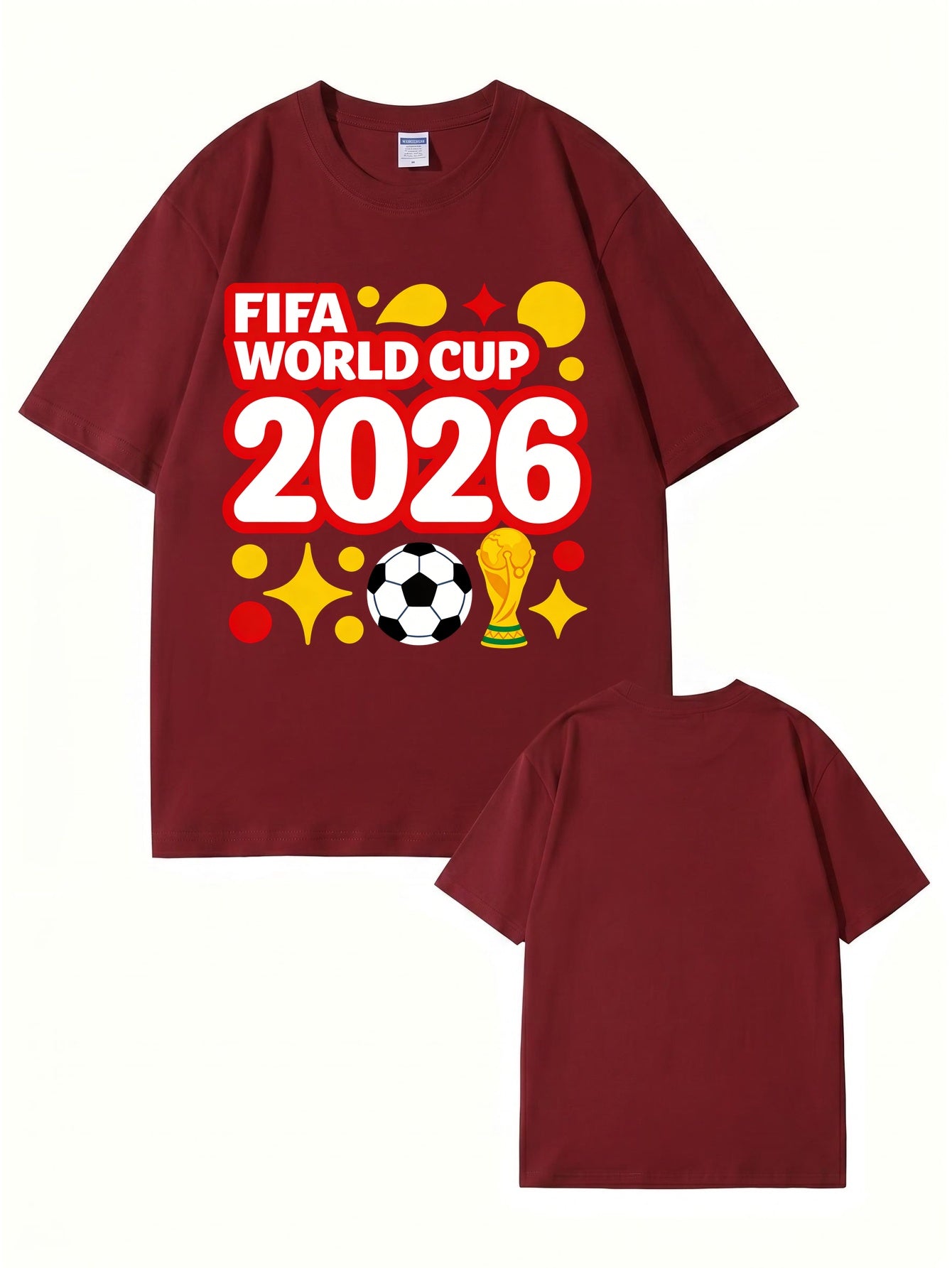 FIFA World Cup 2026 Graphic Print T-Shirt - Premium 200gsm Cotton Tee