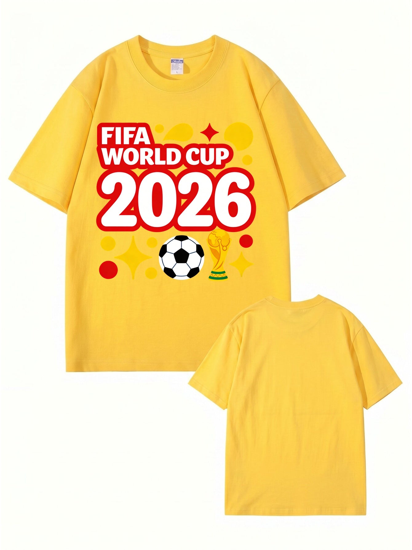 FIFA World Cup 2026 Graphic Print T-Shirt - Premium 200gsm Cotton Tee
