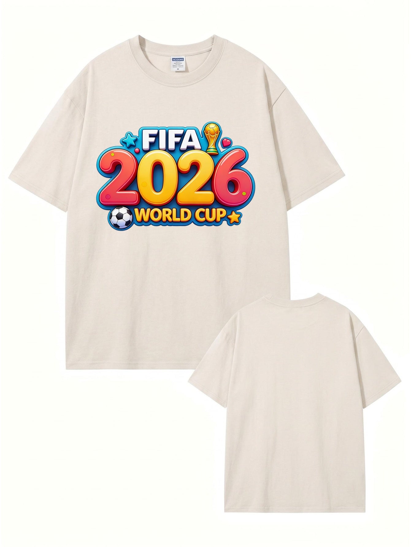 FIFA World Cup 2026 Vintage Wash Graphic T-Shirt | Premium Cotton Tee
