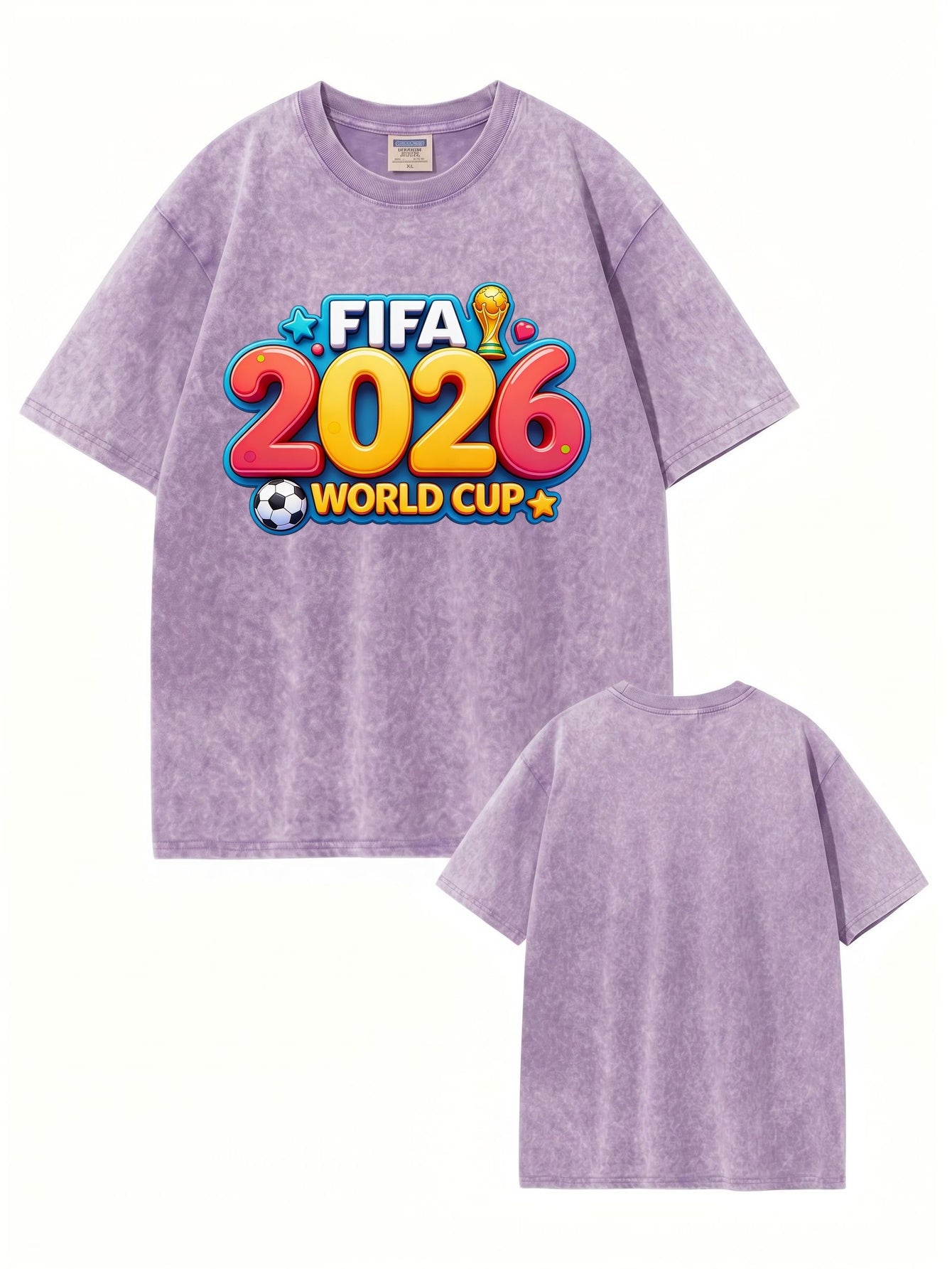 FIFA World Cup 2026 Vintage Wash Graphic T-Shirt | Premium Cotton Tee