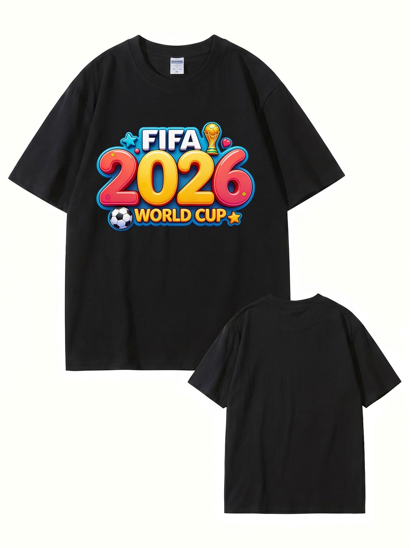 FIFA 2026 World Cup Graphic T-Shirt - Premium Cotton Soccer Fan Apparel