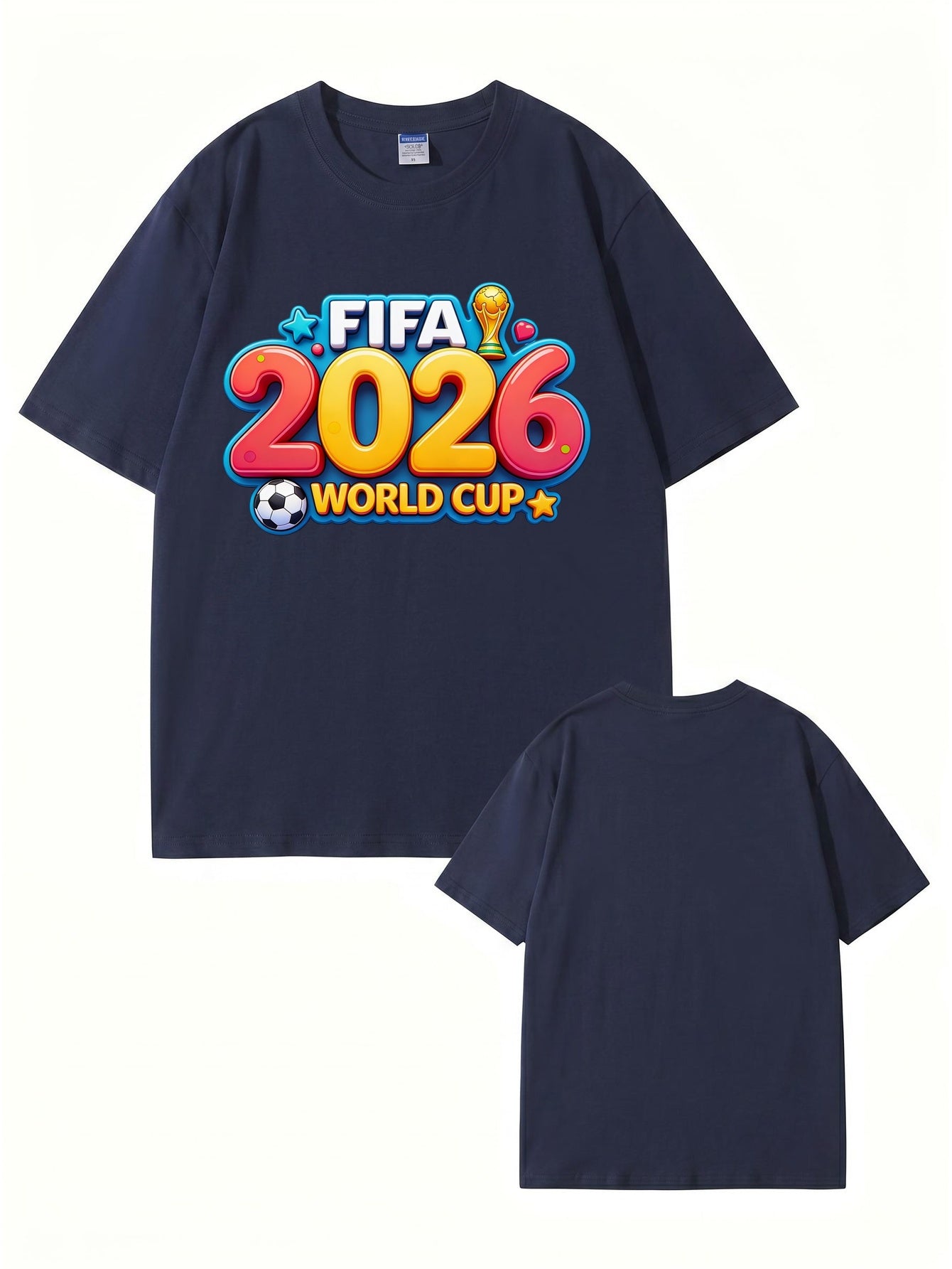 FIFA 2026 World Cup Graphic T-Shirt - Premium Cotton Soccer Fan Apparel
