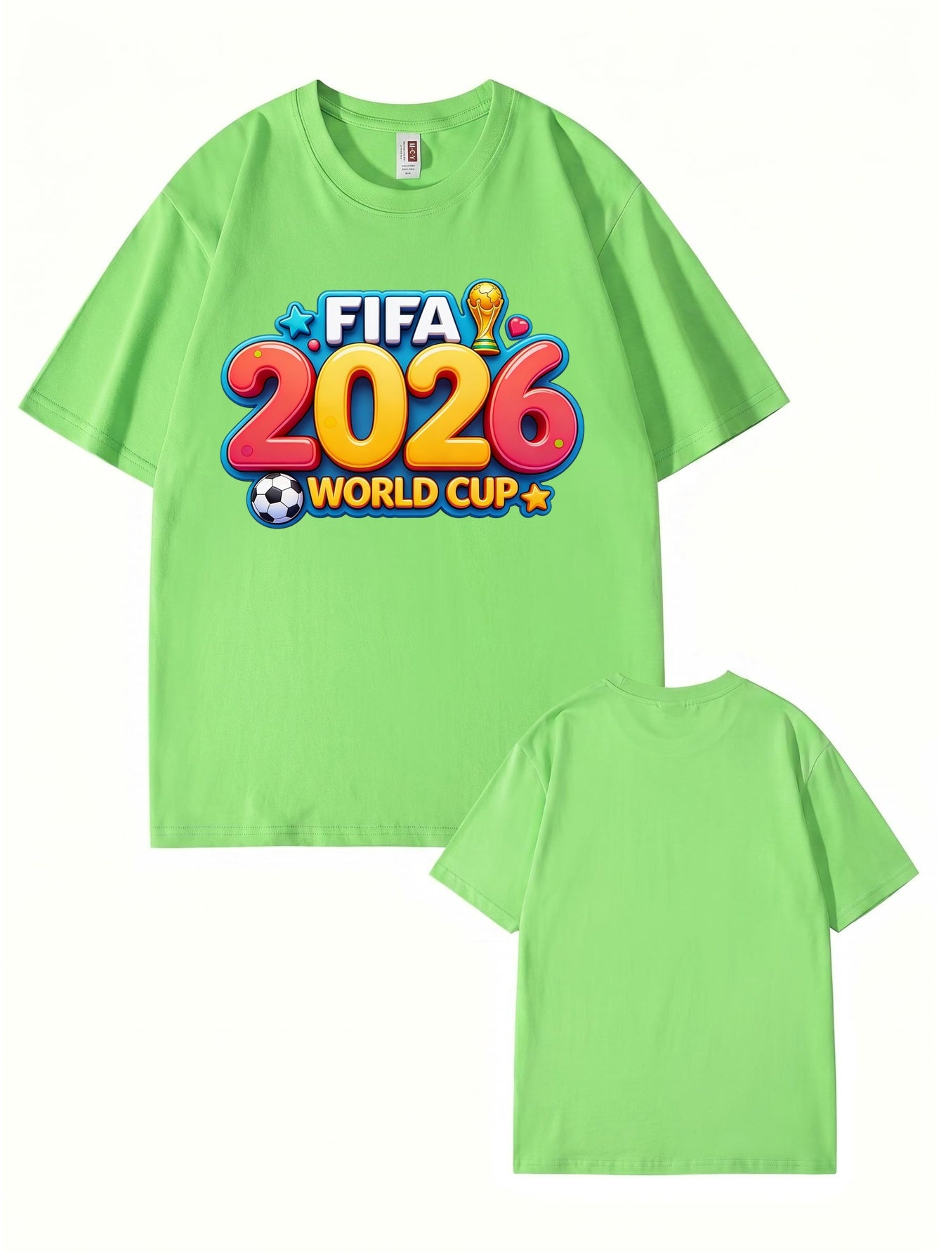 FIFA 2026 World Cup Graphic T-Shirt - Premium Cotton Soccer Fan Apparel