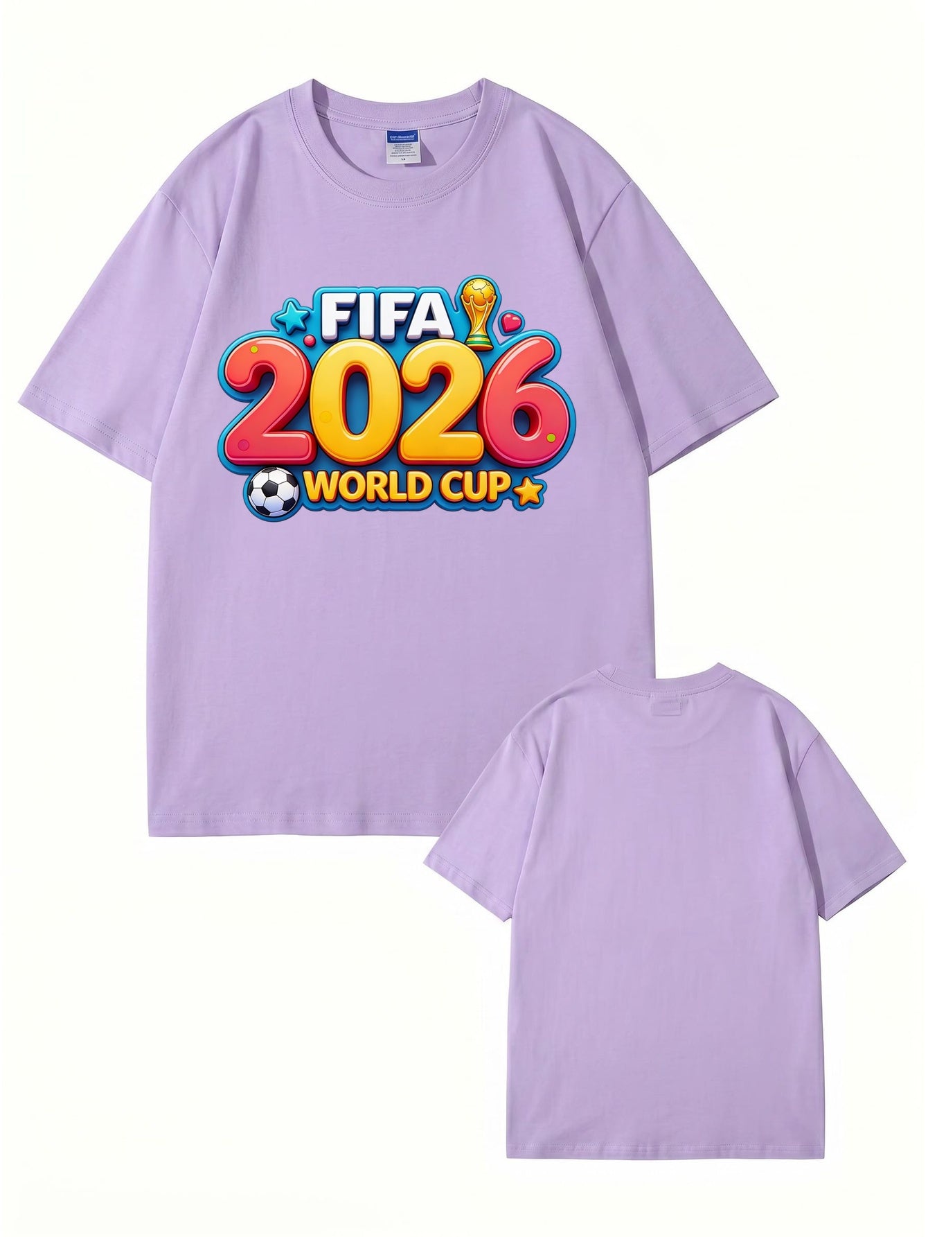 FIFA 2026 World Cup Graphic T-Shirt - Premium Cotton Soccer Fan Apparel