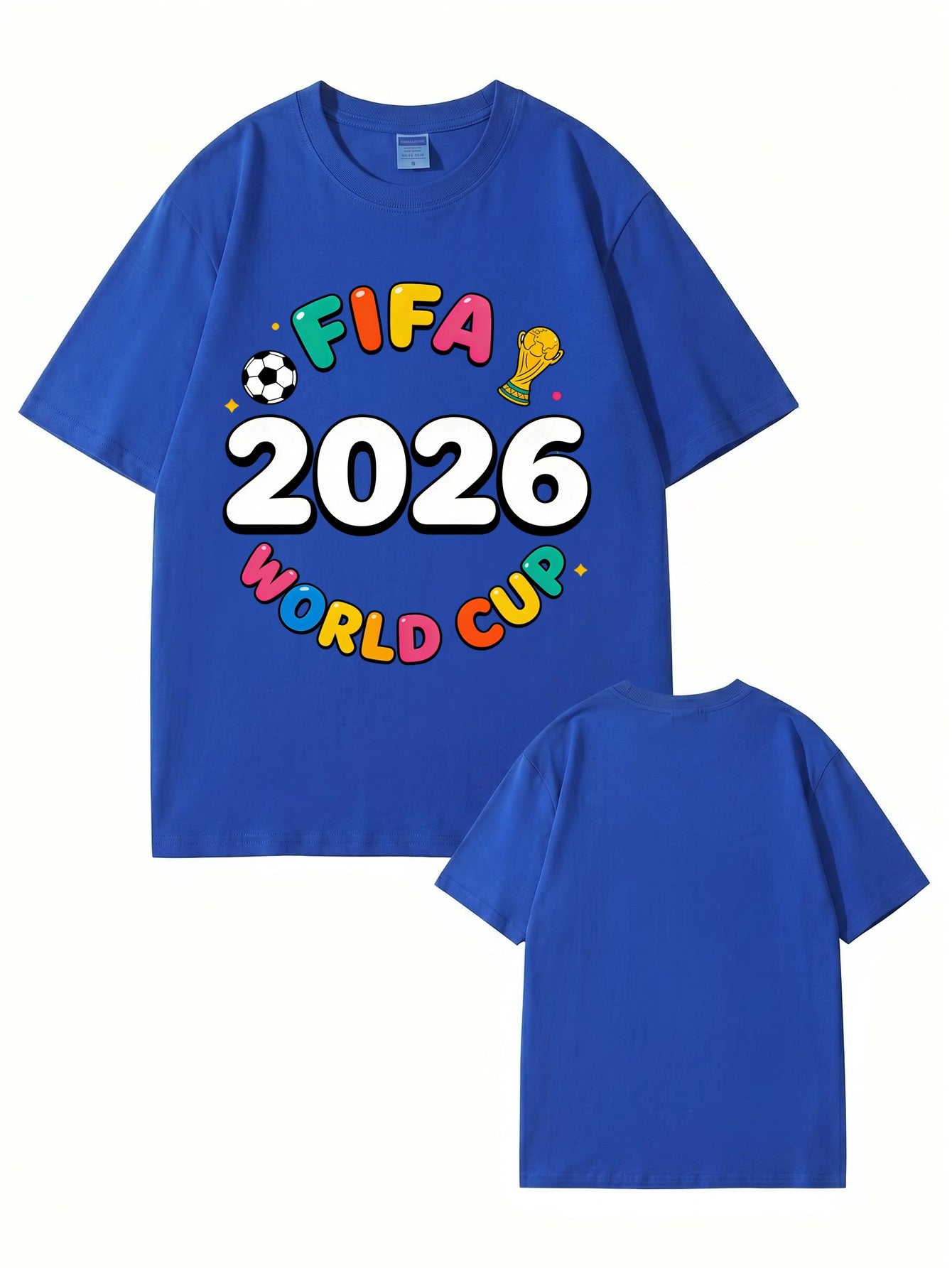 FIFA 2026 World Cup Graphic T-Shirt - Premium Cotton Soccer Fan Apparel
