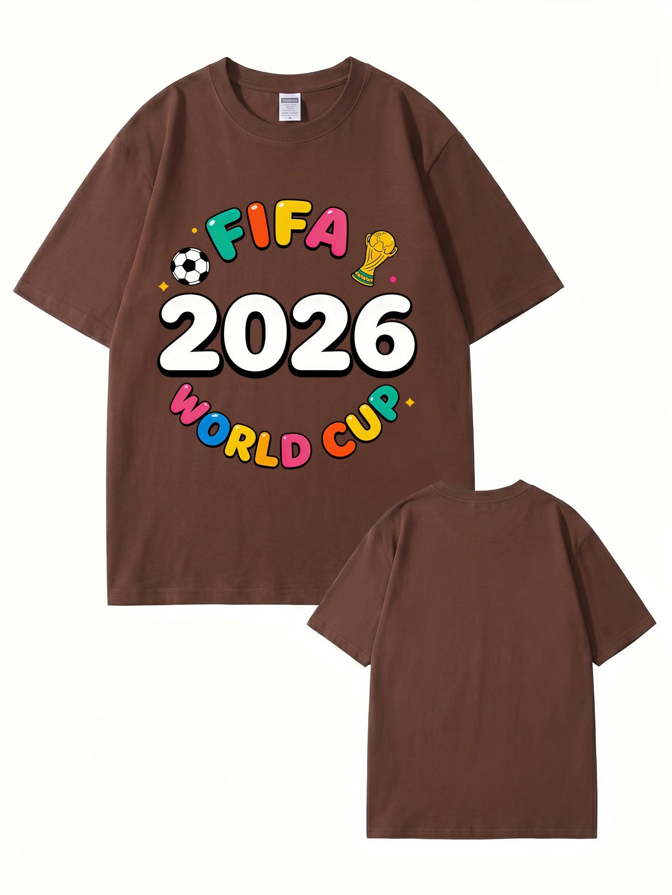 FIFA 2026 World Cup Graphic T-Shirt - Premium Cotton Soccer Fan Apparel