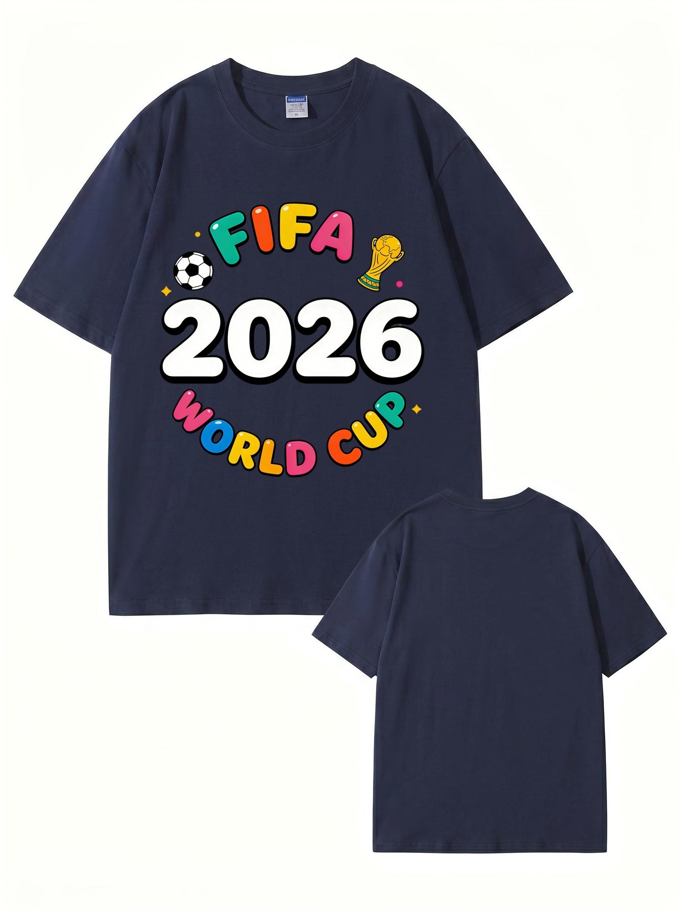 FIFA 2026 World Cup Graphic T-Shirt - Premium Cotton Soccer Fan Apparel