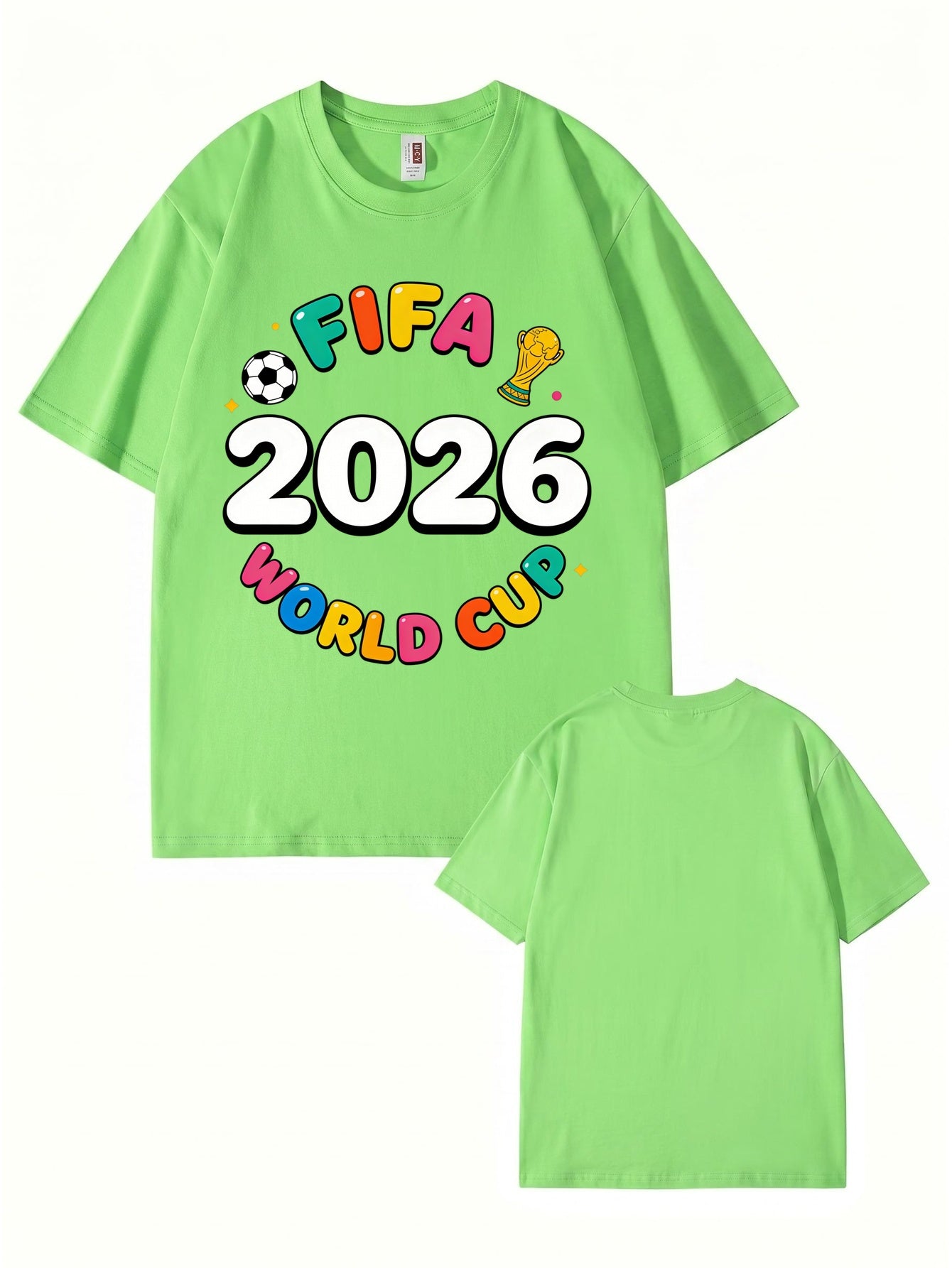 FIFA 2026 World Cup Graphic T-Shirt - Premium Cotton Soccer Fan Apparel