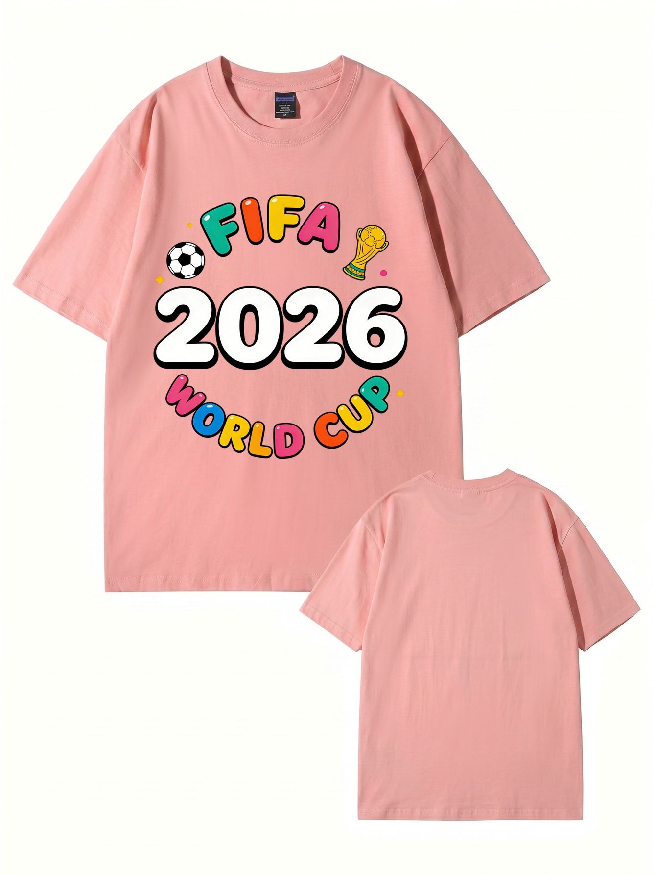 FIFA 2026 World Cup Graphic T-Shirt - Premium Cotton Soccer Fan Apparel