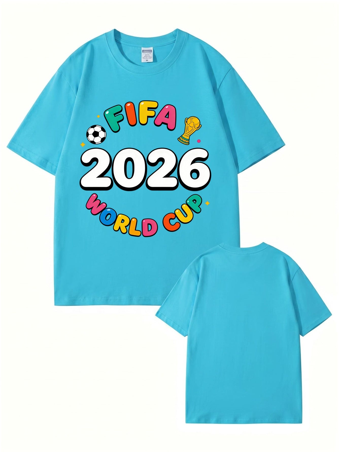 FIFA 2026 World Cup Graphic T-Shirt - Premium Cotton Soccer Fan Apparel