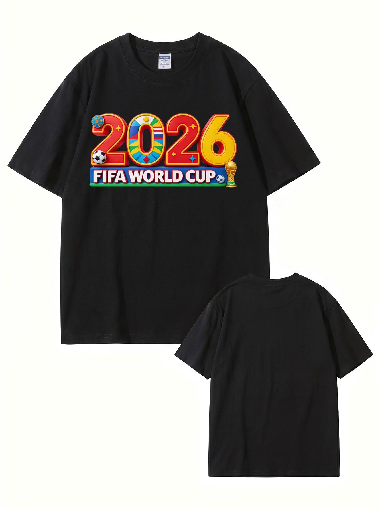 2026 FIFA World Cup Graphic T-Shirt - Premium 200GSM Cotton Tee