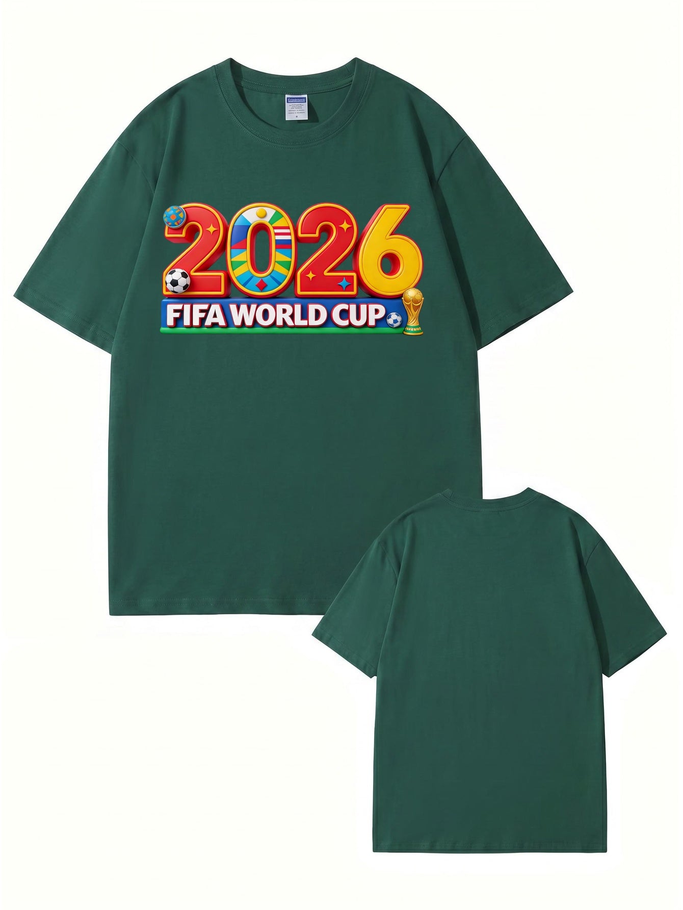 2026 FIFA World Cup Graphic T-Shirt - Premium 200GSM Cotton Tee
