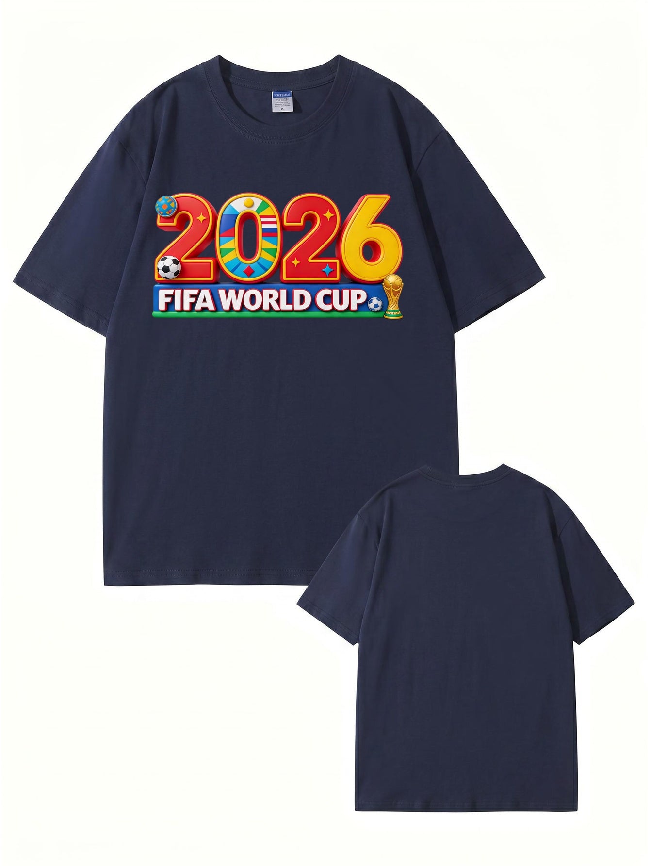 2026 FIFA World Cup Graphic T-Shirt - Premium 200GSM Cotton Tee