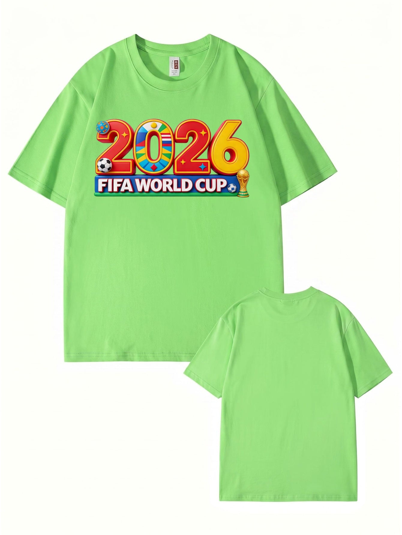 2026 FIFA World Cup Graphic T-Shirt - Premium 200GSM Cotton Tee