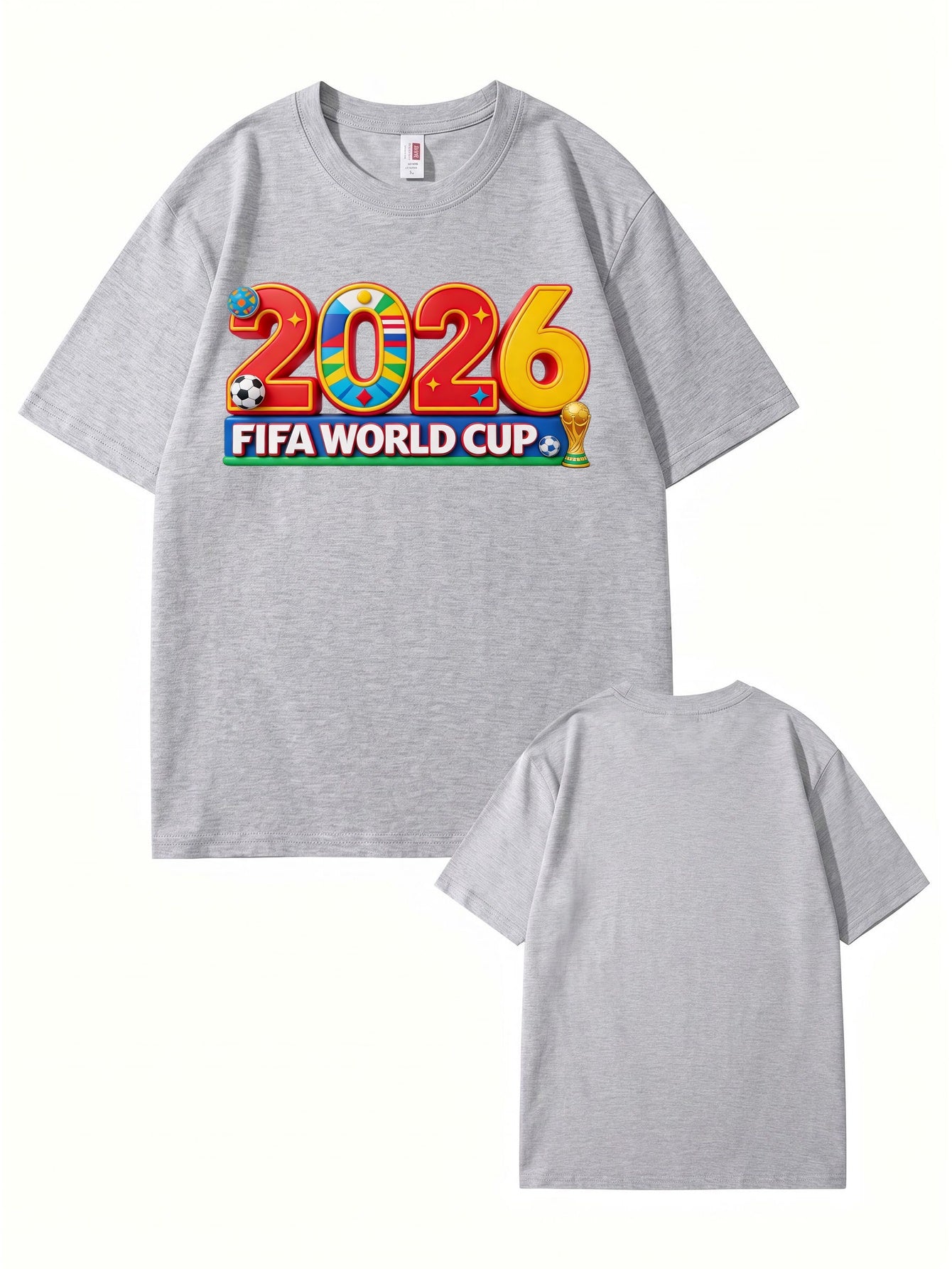 2026 FIFA World Cup Graphic T-Shirt - Premium 200GSM Cotton Tee