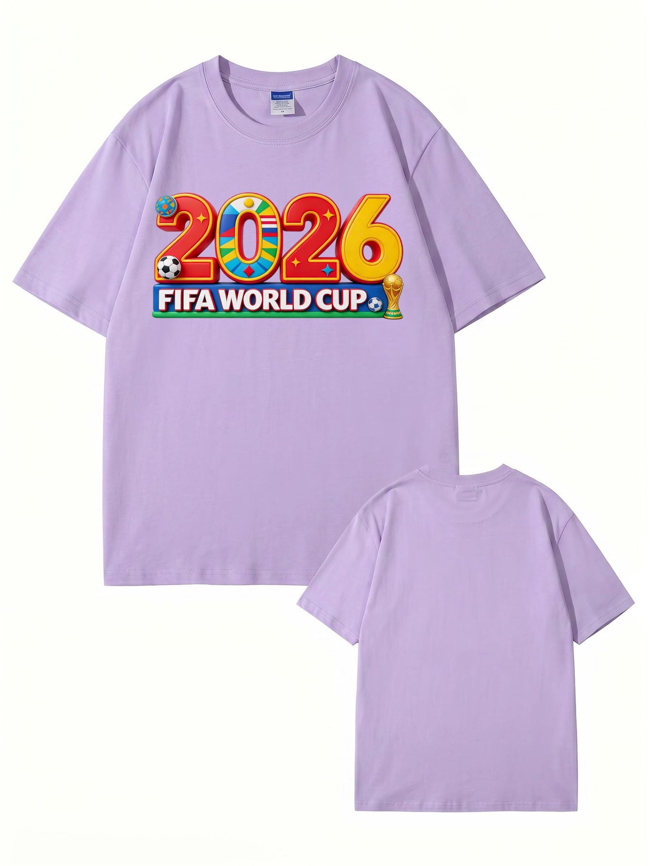 2026 FIFA World Cup Graphic T-Shirt - Premium 200GSM Cotton Tee