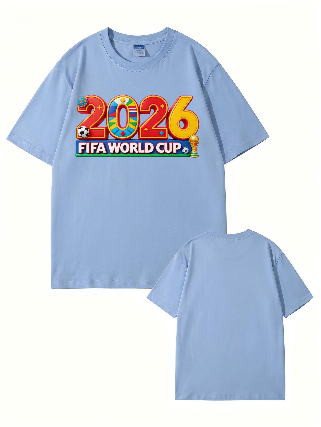 2026 FIFA World Cup Graphic T-Shirt - Premium 200GSM Cotton Tee