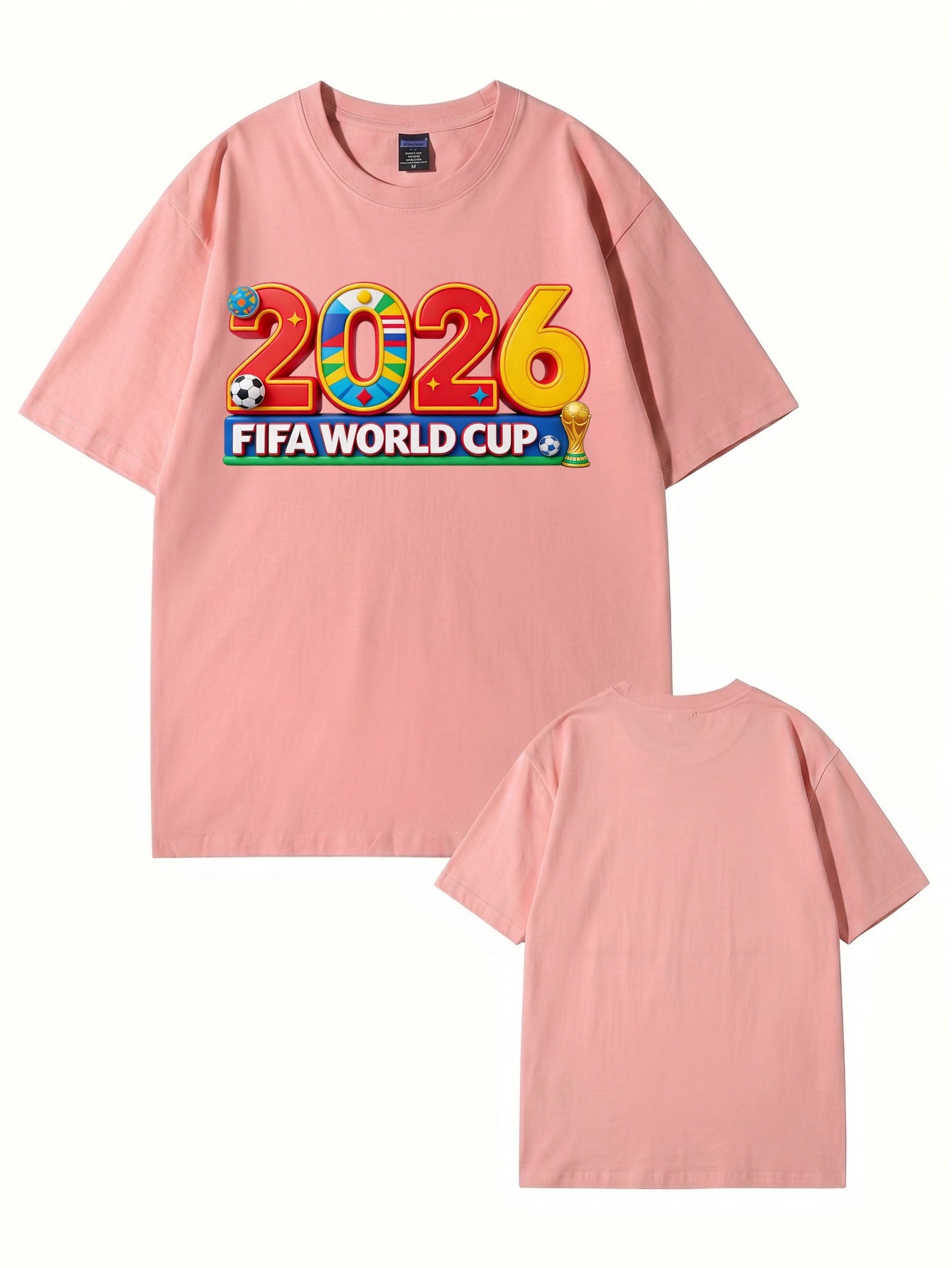 2026 FIFA World Cup Graphic T-Shirt - Premium 200GSM Cotton Tee