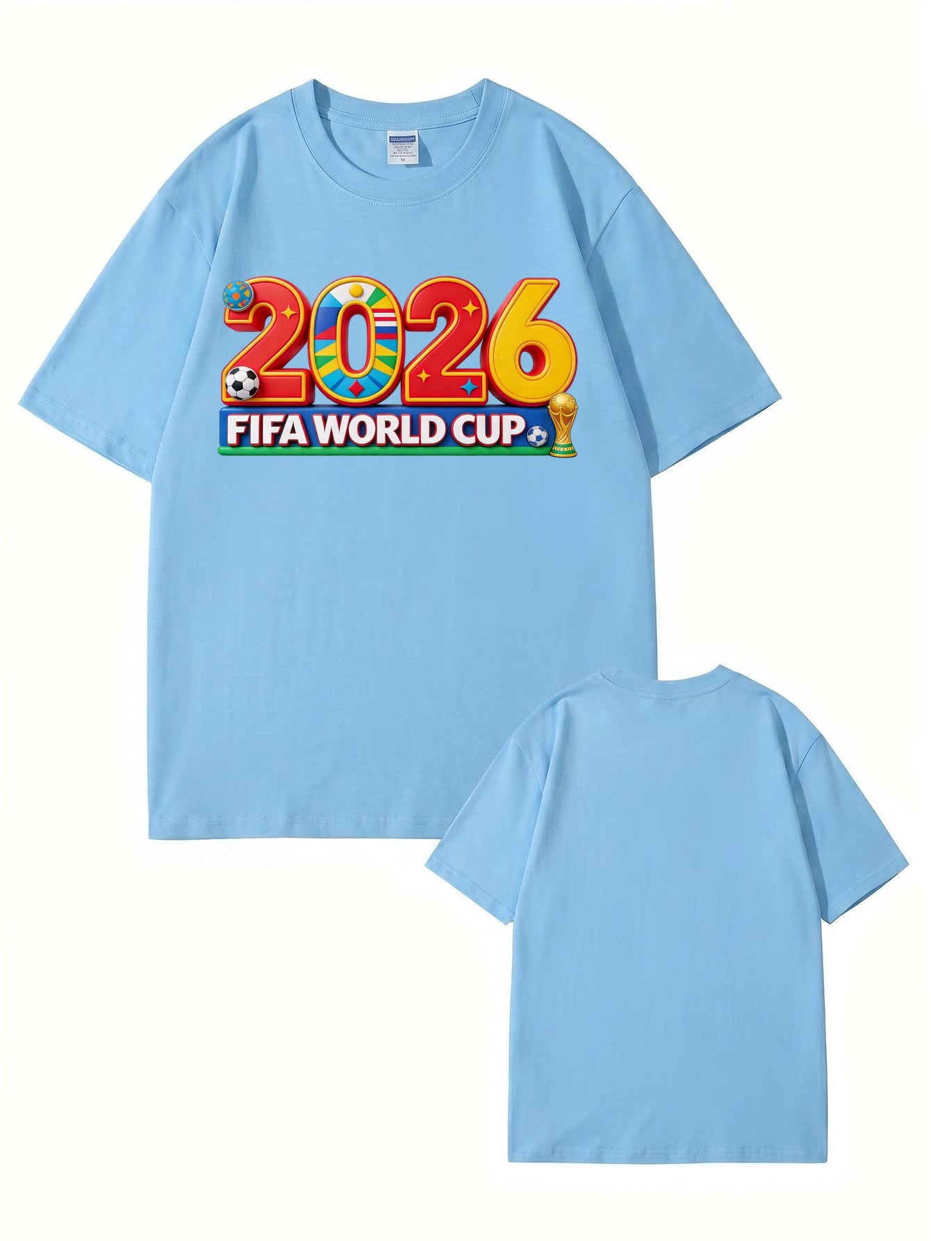 2026 FIFA World Cup Graphic T-Shirt - Premium 200GSM Cotton Tee