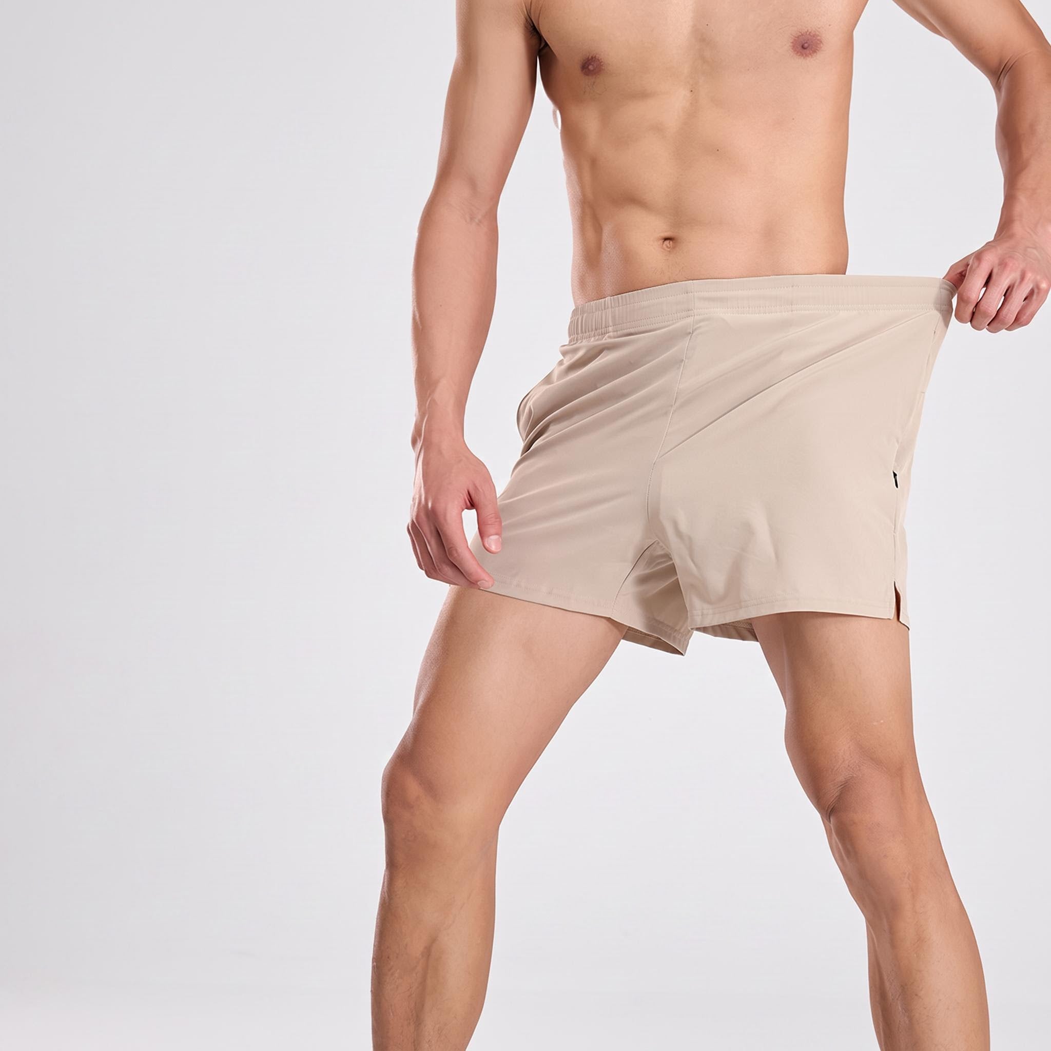 Alpinario Men's Quick-Dry Running Shorts with Phone Pocket
