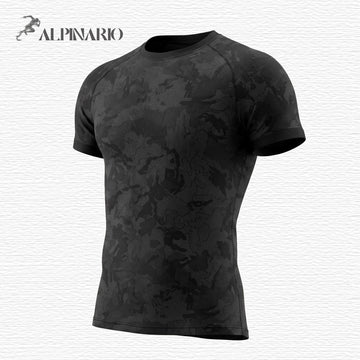 Alpinario Men's Tactical Camo Performance T-Shirt - Customizable
