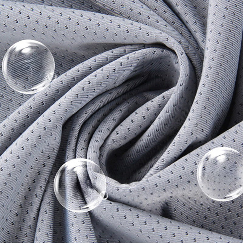 Mesh Icy-Silk Round-Neck Cardigan Sleeveless Vest