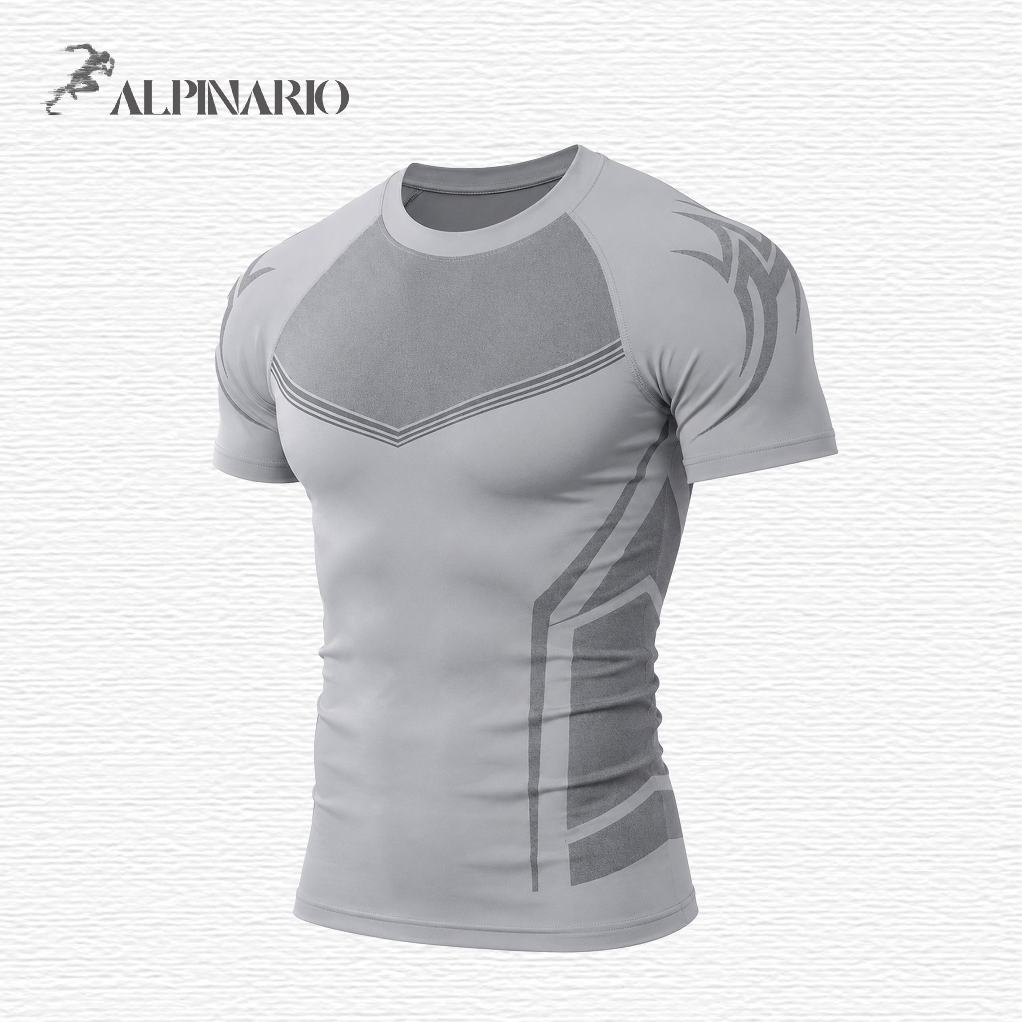 Men's High-Stretch Compression Training Tee - Customizable