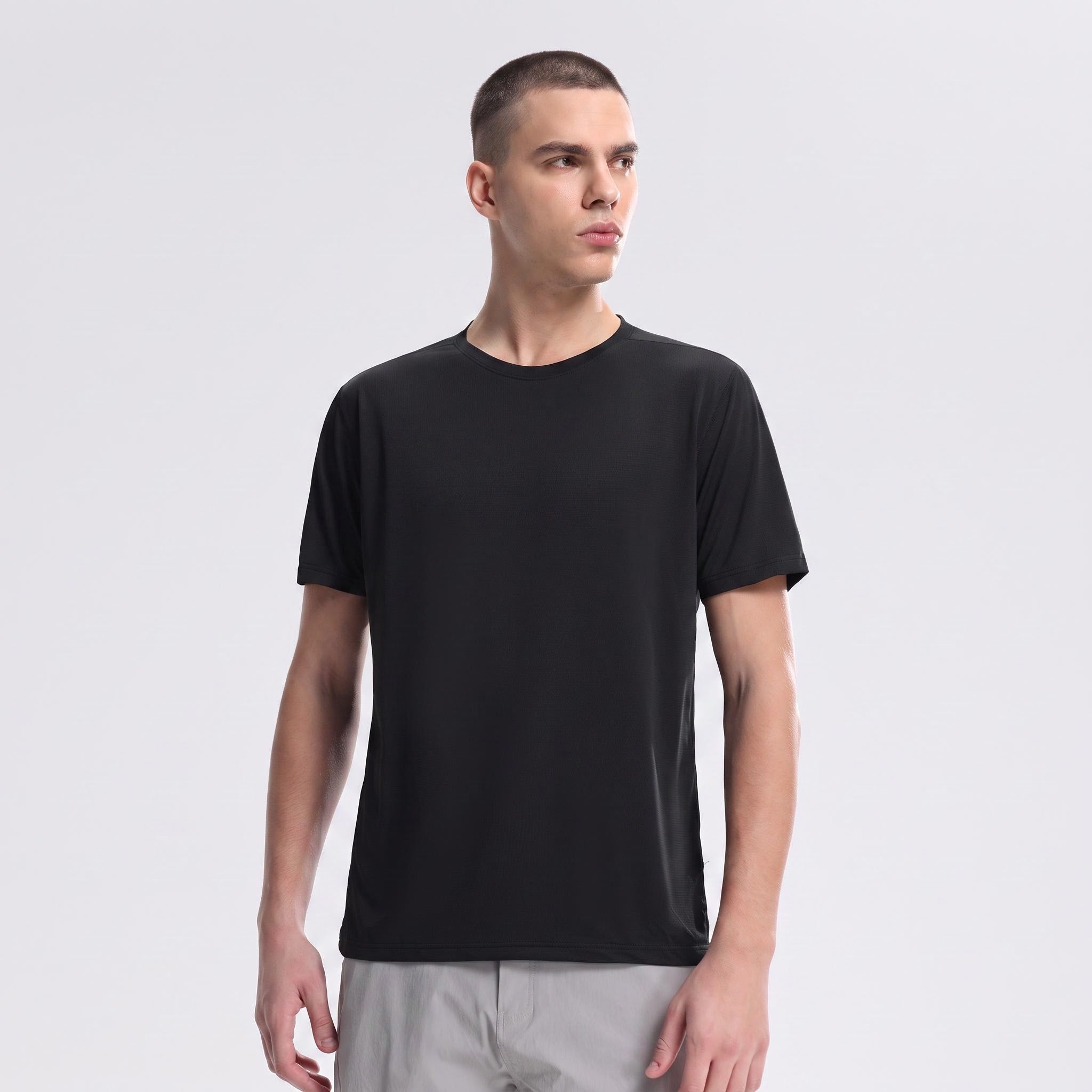 Alpinario Men's Breathable Quick-Dry Performance T-Shirt