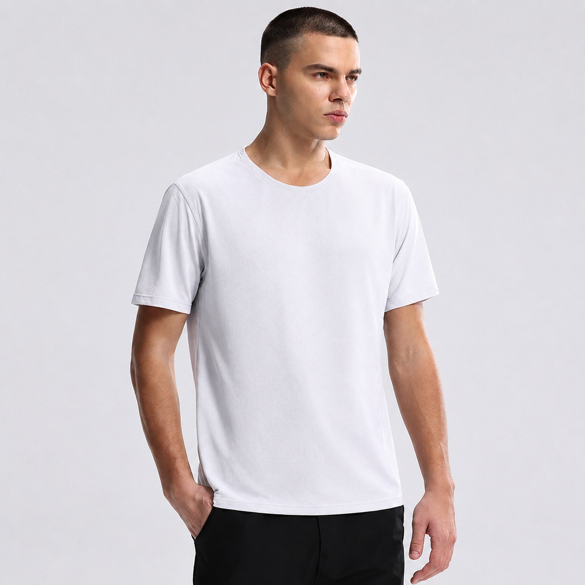 Alpinario Men's Breathable Quick-Dry Performance T-Shirt