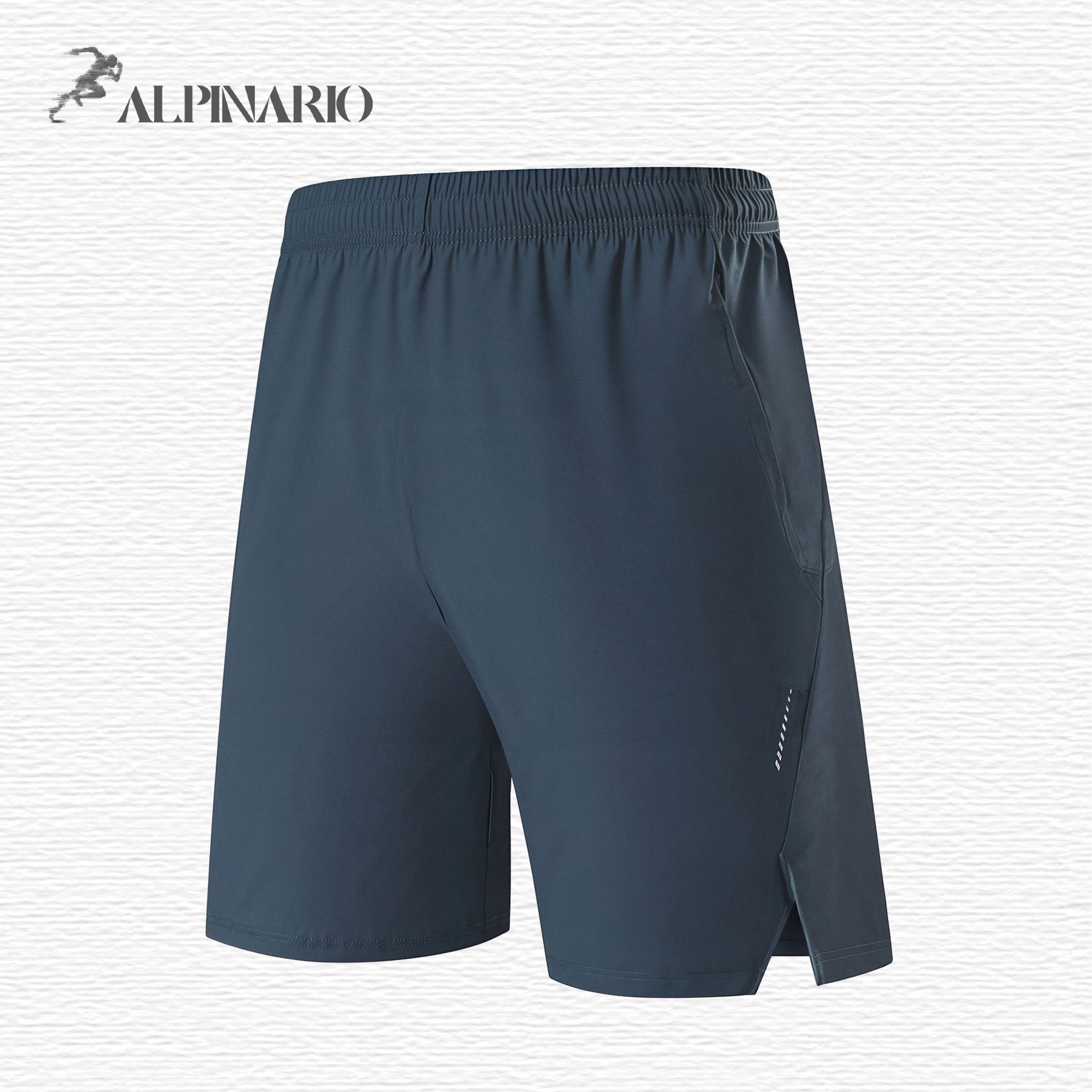 Alpinario Men's Quick-Dry Breathable Athletic Running Shorts