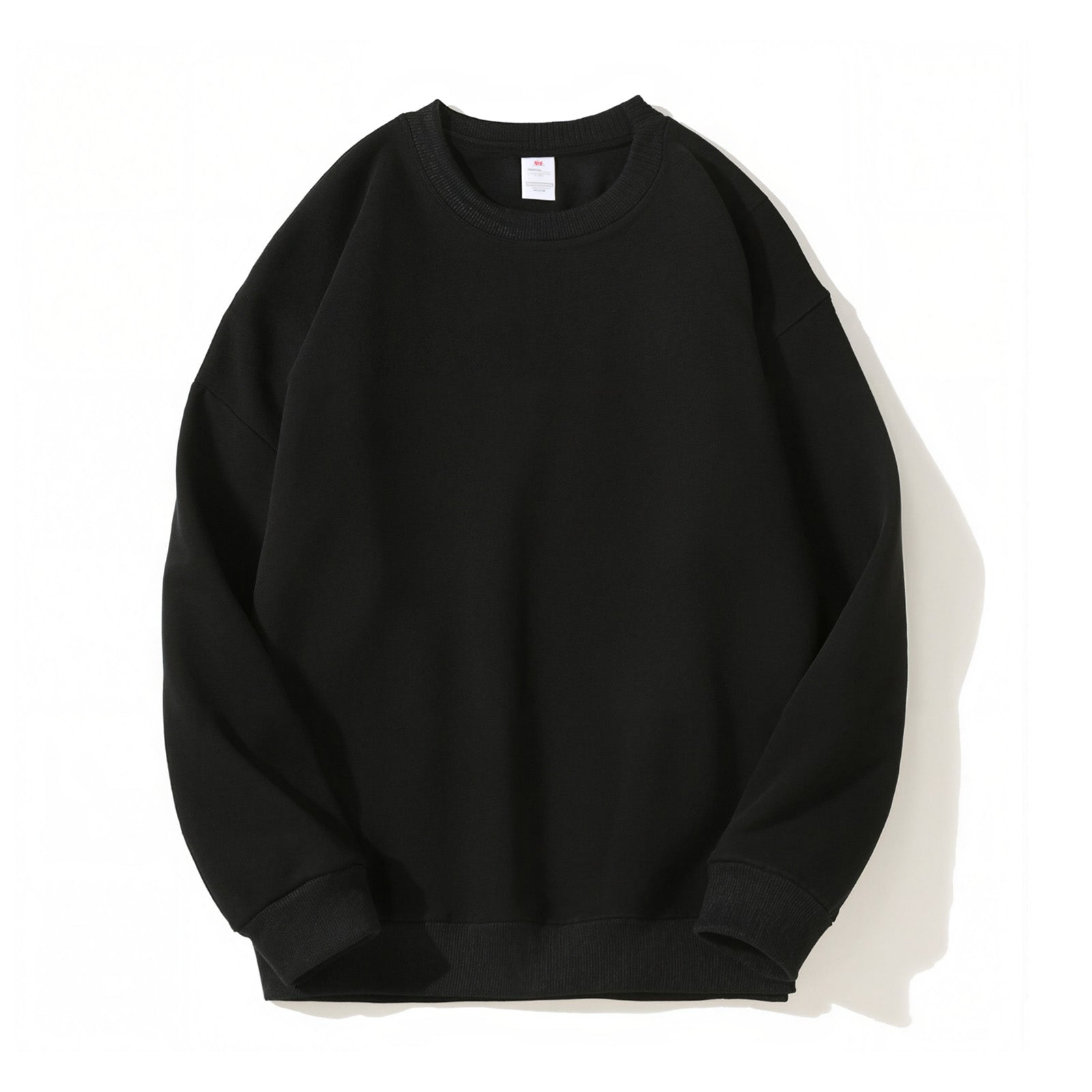 Huamian Silver Fox Fleece Slim-Fit Breathable Anti-Wrinkle Sweatshirt