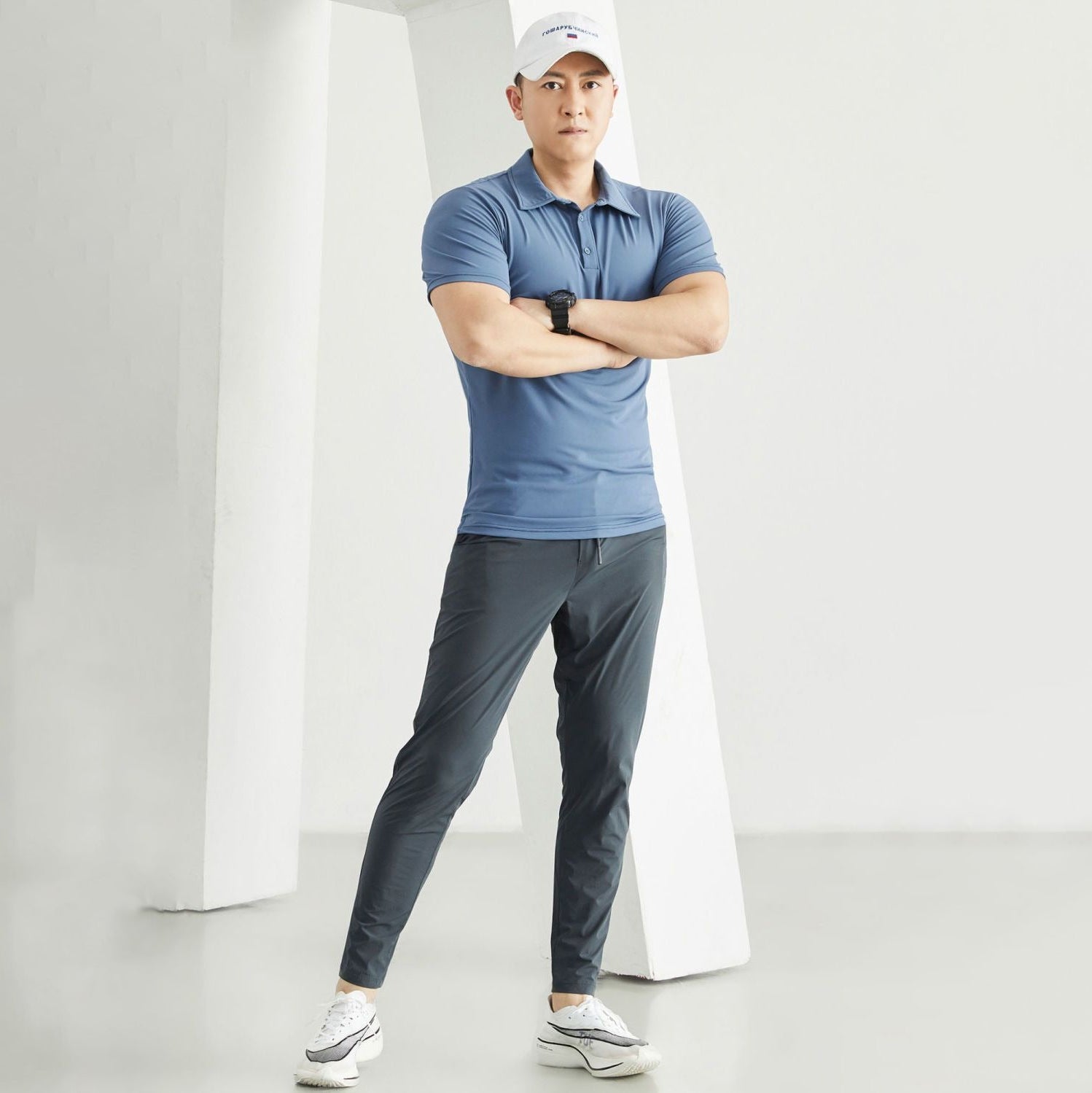 Summer Ice Silk Slim-fit Tapered Long Pants