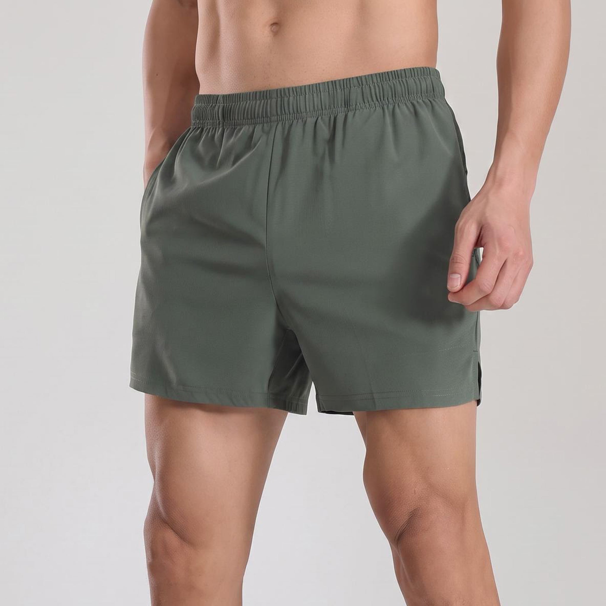Alpinario Men's Quick-Dry Running Shorts with Phone Pocket