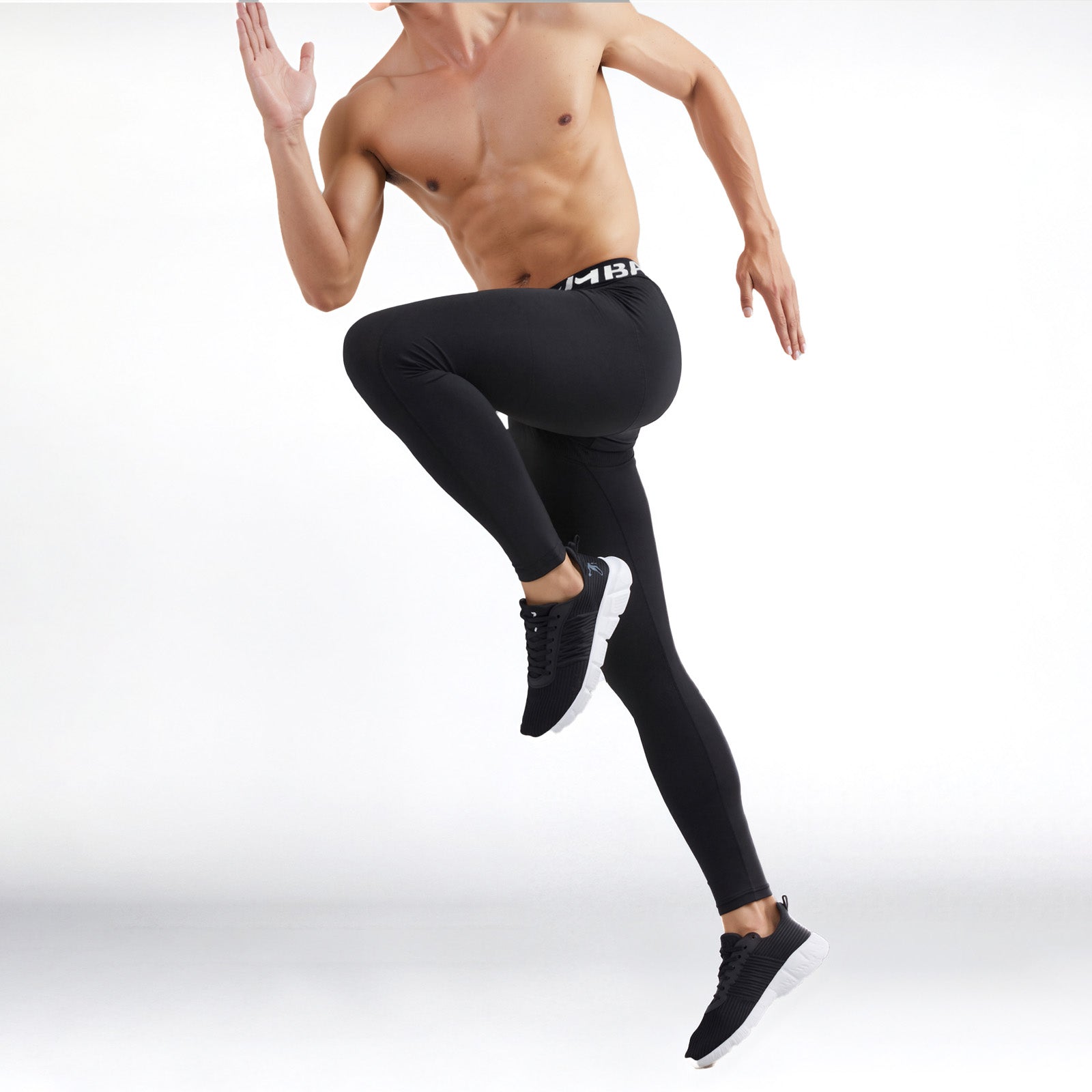 High-Elastic Breathable Sweat-Absorbent Warm Fitness Pants