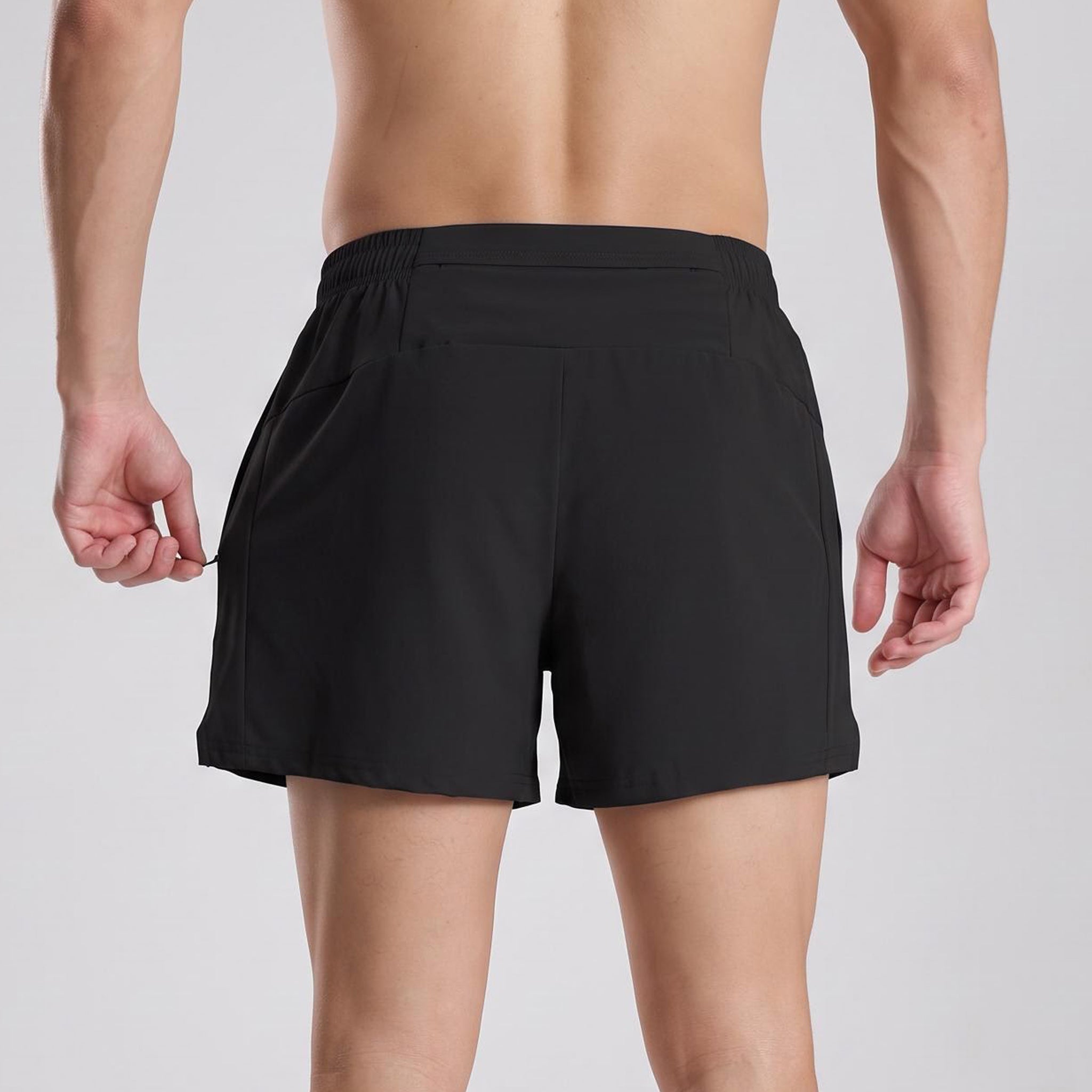 Alpinario Men's Quick-Dry Running Shorts with Phone Pocket