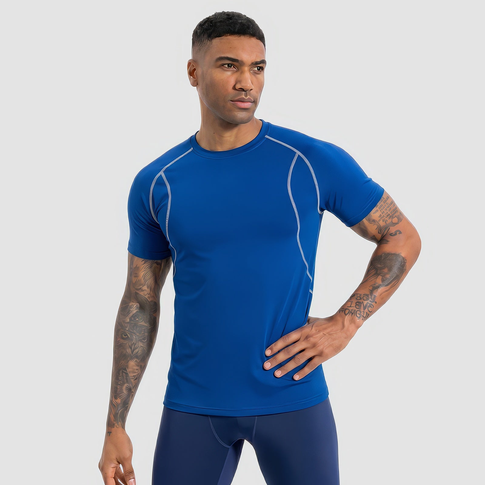 Men’s Quick Dry Compression Running T-Shirt - Customizable