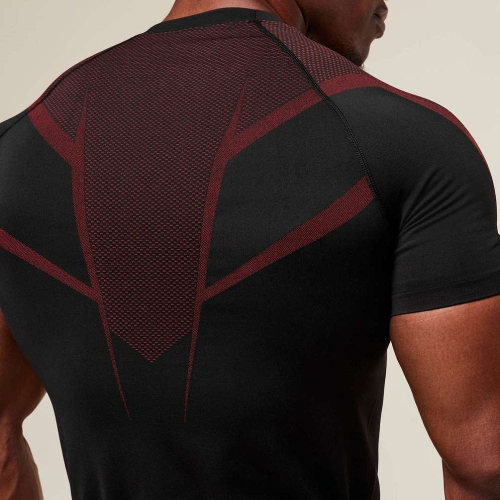 ALPINARIO Men's Premium Compression Training T-Shirt - Customizable