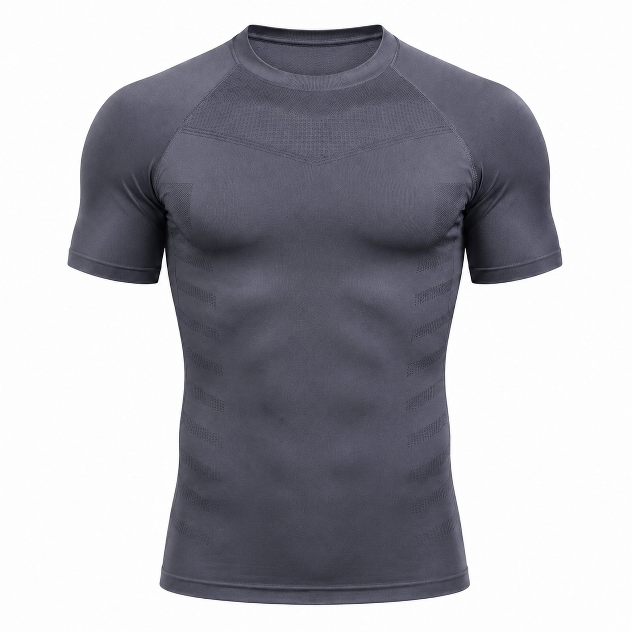 Men's Seamless Jacquard Training T-Shirt - Customizable