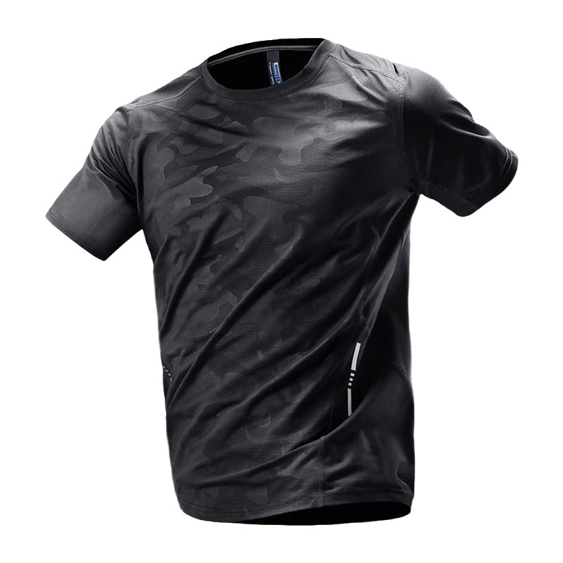 Ice Silk Reflective Breathable Summer Thin T-Shirt