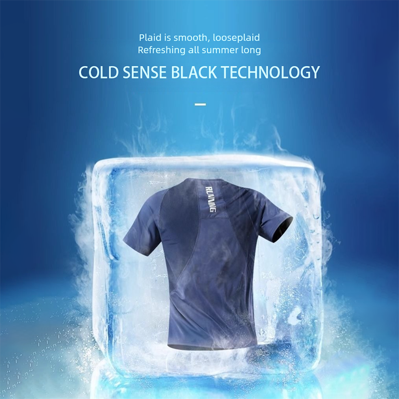 Ice Silk Quick-Drying Breathable Summer Thin T-Shirt