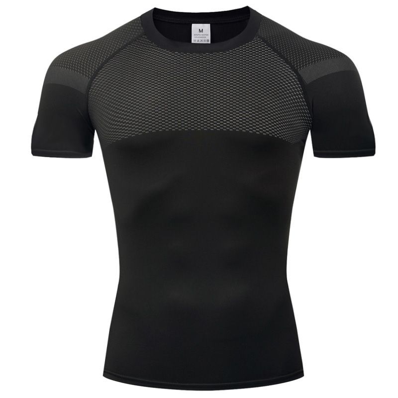 ALPINARIO Men's Premium Compression Training T-Shirt - Customizable