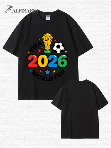 2026 FIFA World Cup Graphic T-Shirt - Soccer Fan Tournament Apparel