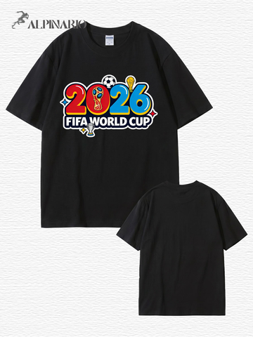 2026 FIFA World Cup Graphic T-Shirt - Premium 200gsm Cotton Tee
