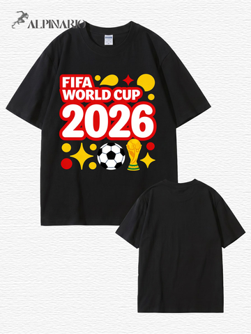 FIFA World Cup 2026 Graphic Print T-Shirt - Premium 200gsm Cotton Tee