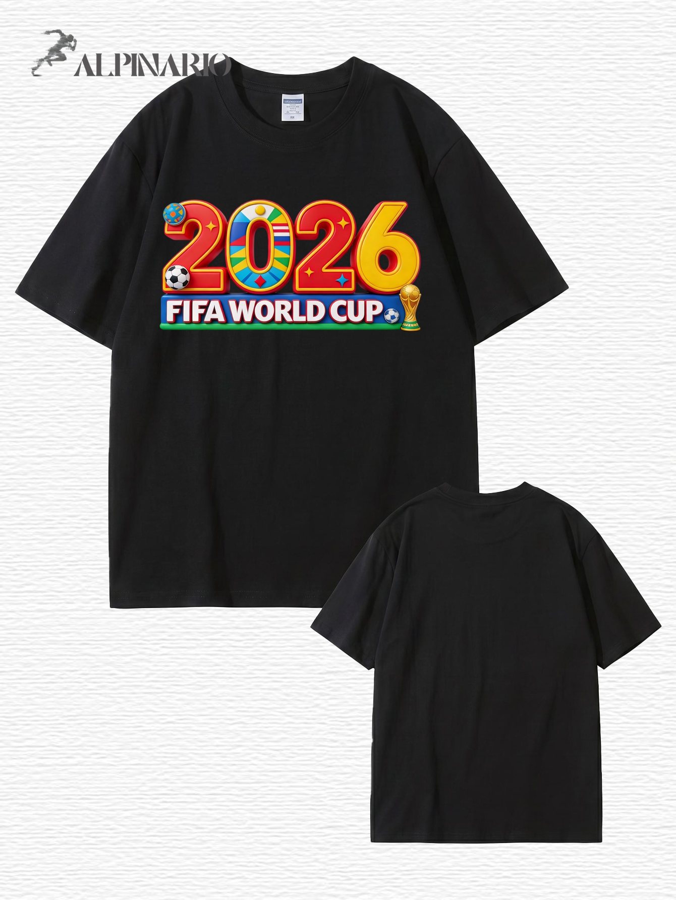 2026 FIFA World Cup Graphic T-Shirt - Premium 200GSM Cotton Tee