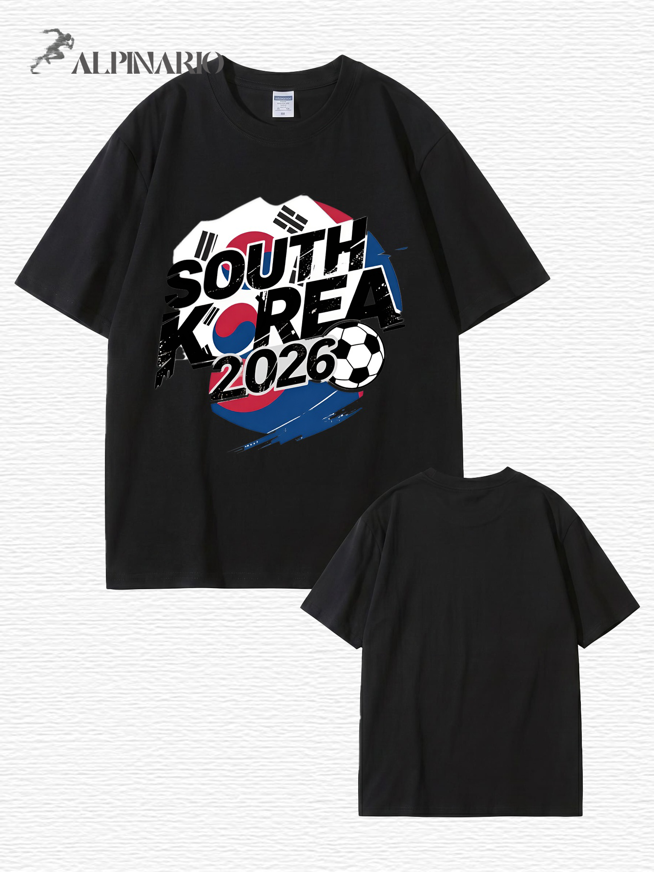 South Korea 2026 Soccer Graphic T-Shirt - Premium Cotton Tee